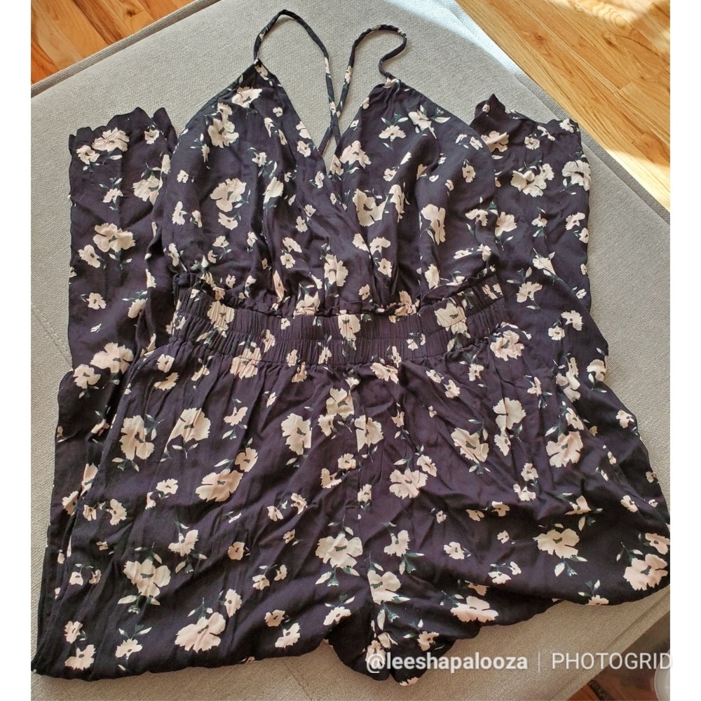 Flower Printed Jumpsuit